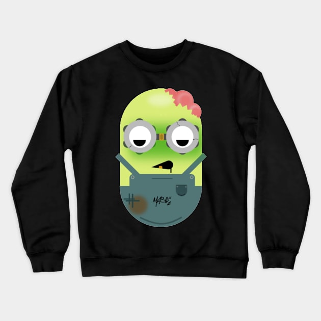 Zombie Minion Crewneck Sweatshirt by MASE